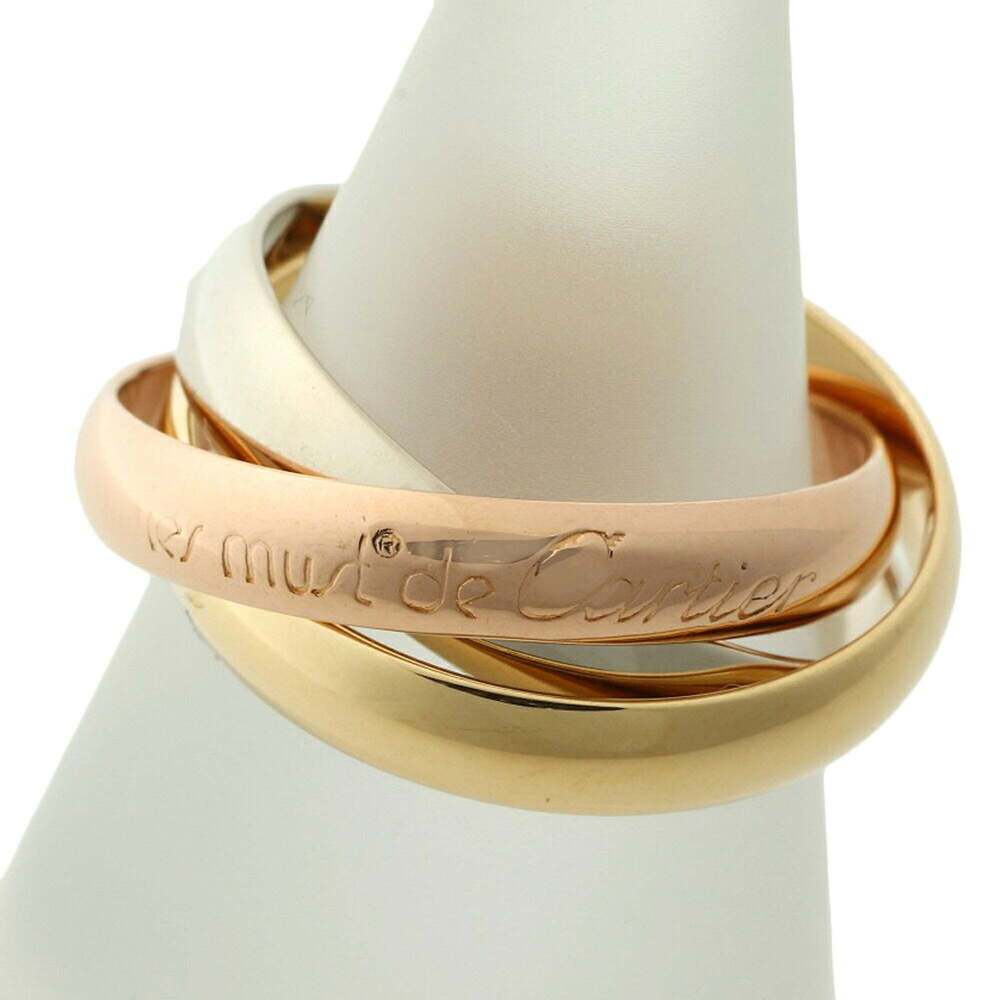 CARTIER Authentic 18k Gold Trinity Ring #48